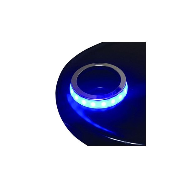 T-H Marine® - 3-1/2" D Cup Holder with Blue LED Accent Ring