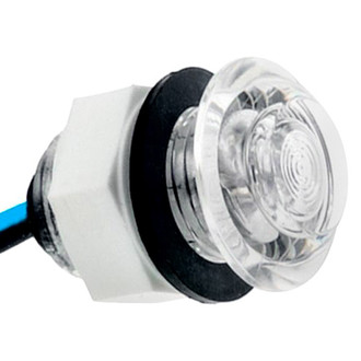 T-H Marine® - 1"D 12V DC White Recessed Screw Mount Waterproof LED Courtesy Light