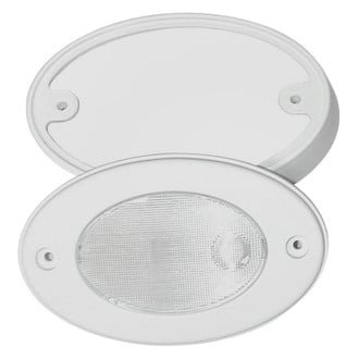 T-H Marine® - 5"L x 3.12"W 12V DC White Surface Mount LED Courtesy Light