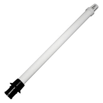 T-H Marine® - 12" L x 1-1/8" D Straight Screw In Live Well Overflow Drain Tube with Glued Top Screen