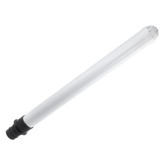 T-H Marine® - 18" L x 1-1/2" D Straight Push In Live Well Overflow Drain Tube with Screen