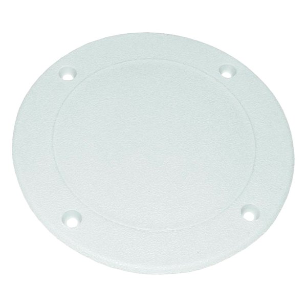 T-H Marine® - 5-5/8" O.D. x 3-7/8" I.D. Fish-White Screw-Down Deck Plate
