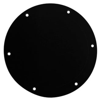 T-H Marine® - 8" O.D. x 6" I.D. Black Screw-Down Deck Plate