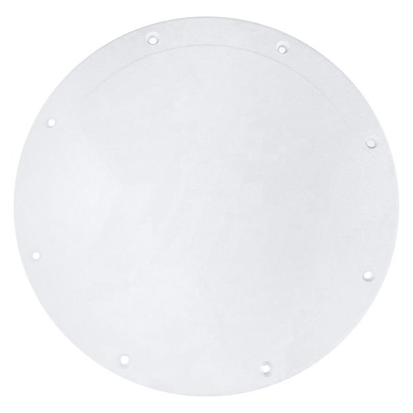 T-H Marine® - 10" O.D. x 7-1/8" I.D Fish-White Screw-Down Deck Plate