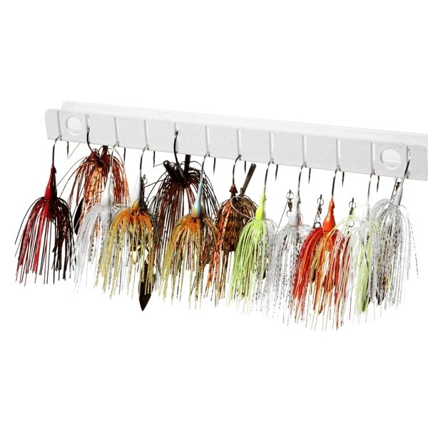 T-H Marine® - Cook's Go-To 12" White Plastic Lure Rack