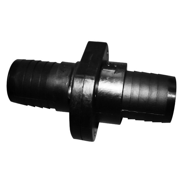 T-H Marine® - Thermo-Plastic Black Double Barb Inline Scupper Valve