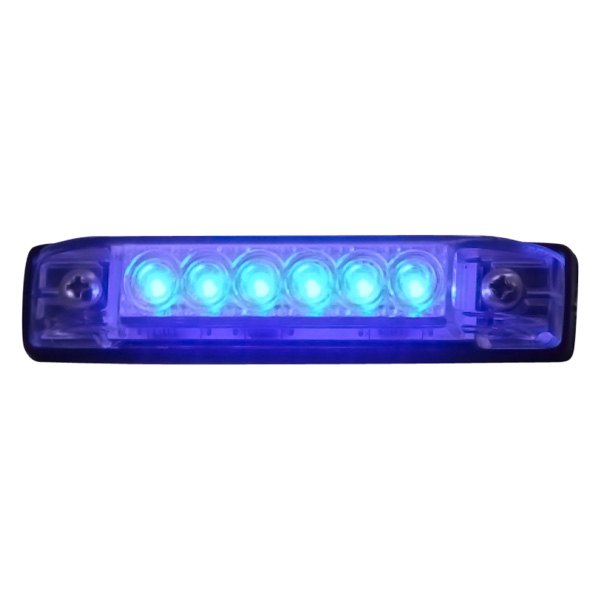 T-H Marine® - Slim Line 4"L 12V DC Blue Surface Mount LED Light Bar