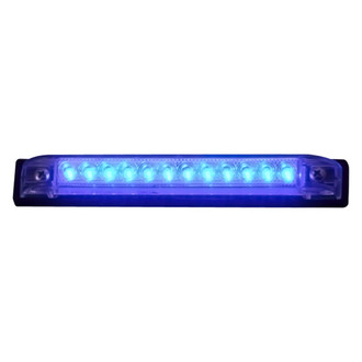 T-H Marine® LED-51806-DP - Slim Line 6"L 12V DC Blue Surface Mount LED Light Bar