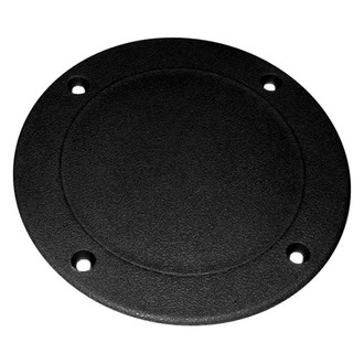 T-H Marine® - 5-5/8" O.D. x 3-7/8" I.D. Black Screw-Down Deck Plate