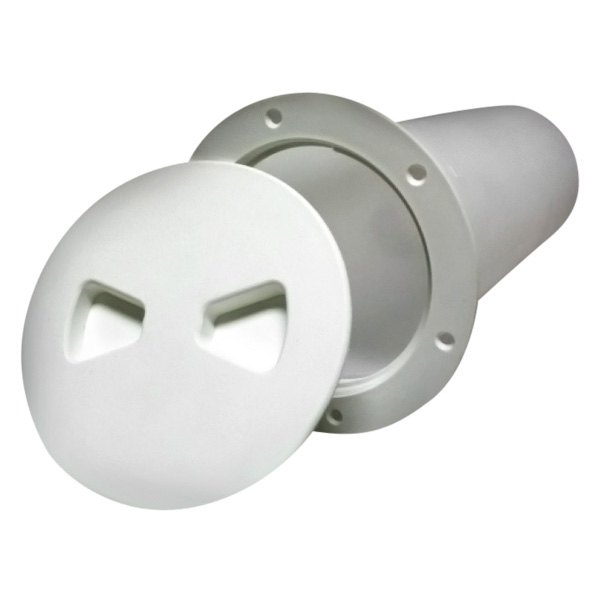 T-H Marine® - Versatube™ 8" L White Vinyl Storage Tube with 4" Screw-Out Lid