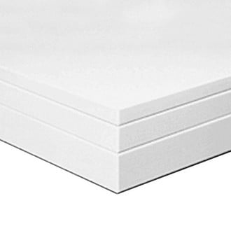 TACO® - Kingstarboard™ P10-Series 24" L x 54" W x 1/4" T Black Polymer Sheet