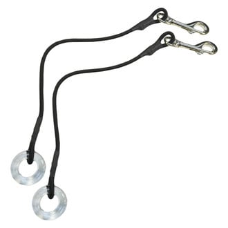 TACO® - 12" L Glass Eye Strap with Shock Cord, 2 Pieces