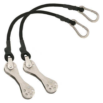TACO® - 12" L Shock Cord with Double Pulley, 2 Pieces