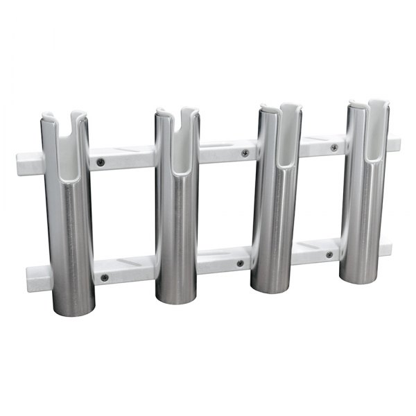 TACO® - Deluxe 18" L 1-1/2" I.D. Brushed Aluminum/Poly 4-Rod Holder