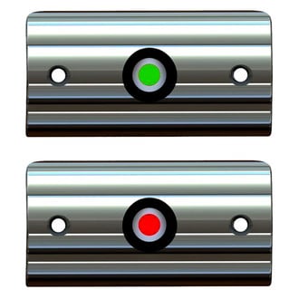 TACO® - 3-3/8" Rub Rail Mount Starboard & Port Set Side LED Lights