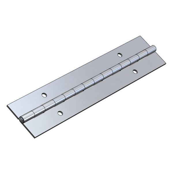 TACO® - 72" L x 1-1/4" W Polished 304 Stainless Steel Continuous Hinge