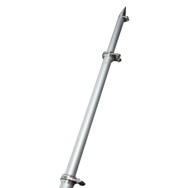 TACO® - Deluxe 2" I.D. 18' L Silver Aluminum Telescopic Outrigger Pole with Rollers Silver Color