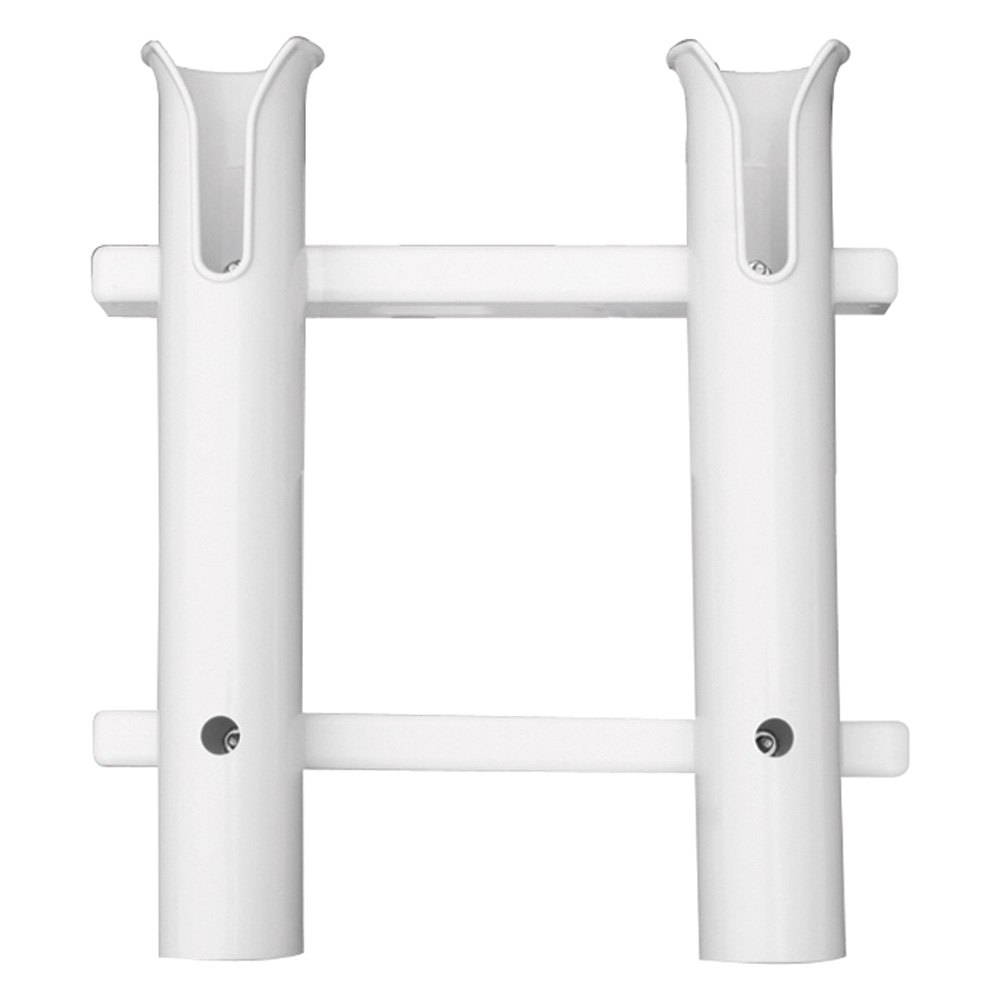 TACO® P03-062W - Deluxe 12 L 1-3/4 I.D. White Poly 2-Rod Holder