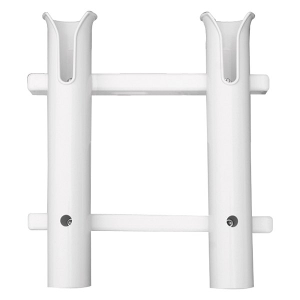 TACO® - Deluxe 12" L 1-3/4" I.D. White Poly 2-Rod Holder