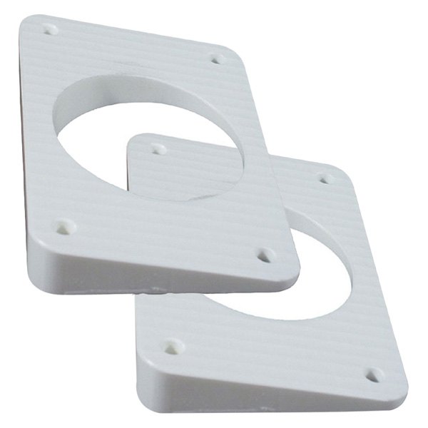 TACO® - 7.5° 6" L White Wedge Plate, 2 Pieces
