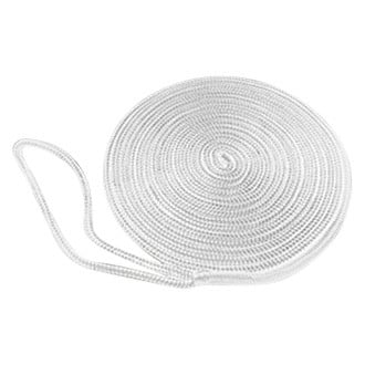 Taylor Made® 11329 - 3/8" D x 25' L White Polypropylene Double Braided Dock Line