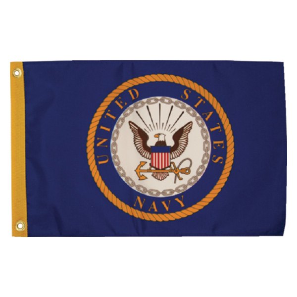 Taylor Made® - 12" x 18" Nylon U.S. "Navy Seal" Military Flag