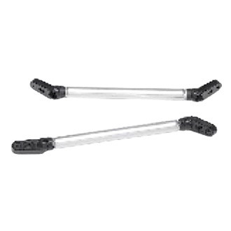 Taylor Made® - 16" L Anodized Aluminum Windshield Support Bar with Nylon Fittings