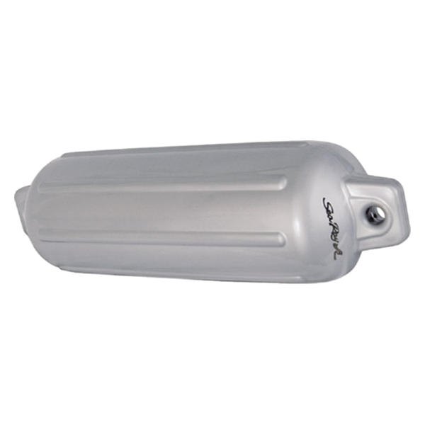 Taylor Made® - Storm Gard™ Searay 5.5" D x 20" L Silver Mist Twin Eye Cylindrical Inflatable Fender