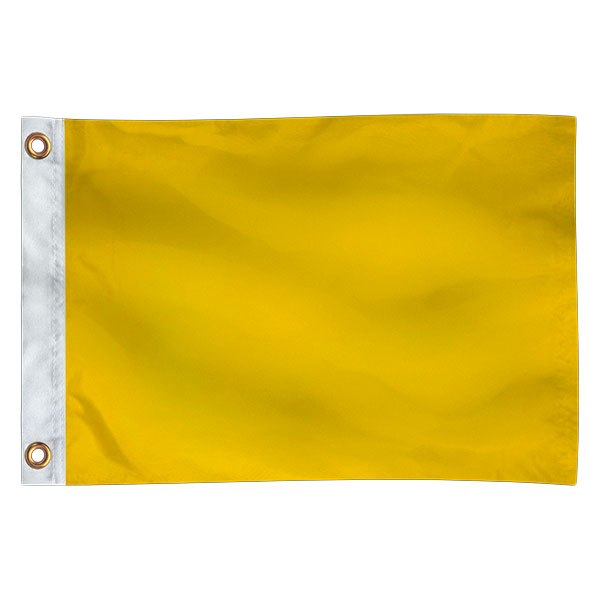 Taylor Made® - 12" x 18" Nylon White Solid Flag