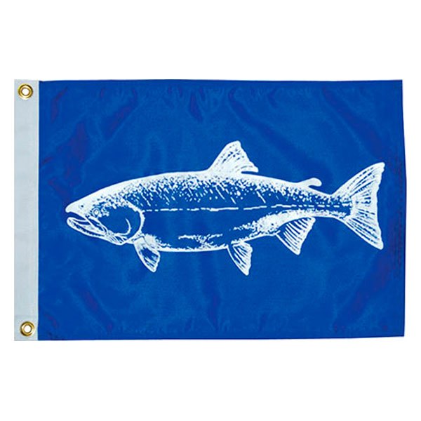 Taylor Made® - 12" x 18" "Salmon" Fisherman's Catch Flag