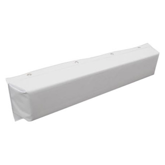 Taylor Made® - Hull-Saver™ 36" L x 8" H x 6" T White Vinyl Straight Mount Dock Bumper