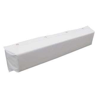 Taylor Made® - Hull-Saver™ 35" L x 6" H x 4" T White Vinyl Straight Mount Dock Bumper