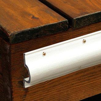Taylor Made® - 16' L x 3.63" H x 1.308" T White Vinyl C-Profile Dock Edging
