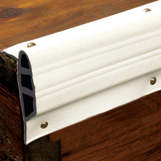 Taylor Made® - Dock Pro™ 25' L x 3-1/2" H x 1-1/2" T White Vinyl Edge Gard Dock Edging, Coil