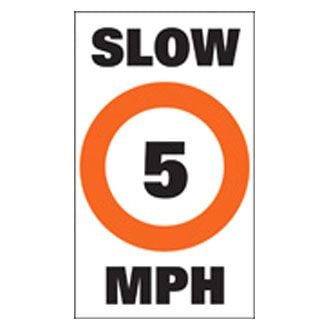 Taylor Made® - Sur-Mark™ 24" L x 13" W Slow 5 Mph Buoy Labels