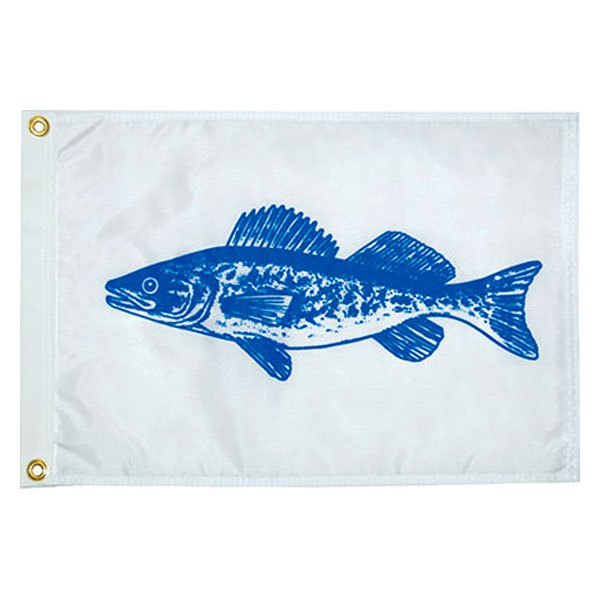 Taylor Made® - 12" x 18" "Walleye" Fisherman's Catch Flag