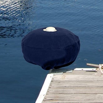 Taylor Made® - 12" D Navy Blue Acrylic Dock Wheel Cover
