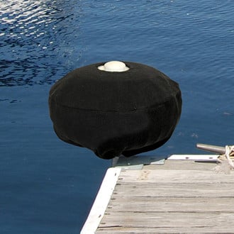 Taylor Made® - 18" D Black Acrylic Dock Wheel Cover