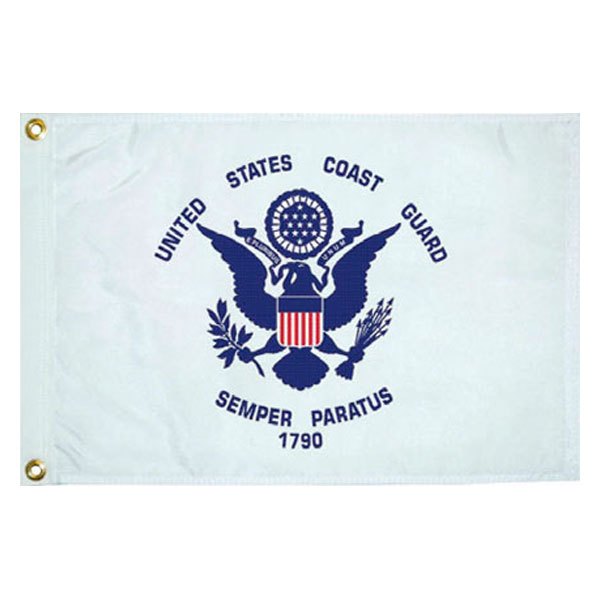 Taylor Made® - 12" x 18" Nylon U.S. "Coast Guard" Military Flag