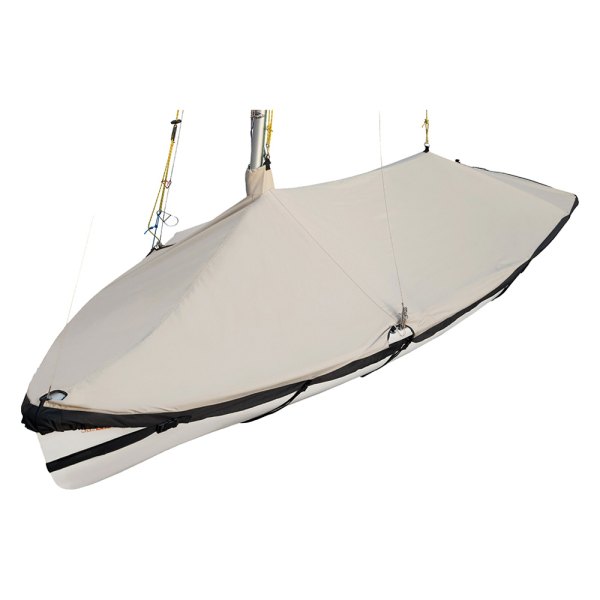  Taylor Made® - Boat Cover for Laser Club 420 Deck Boat with Mast Up, Institutional & Tented