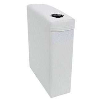 Taylor Made® - Platinum Series 8.5" L x 25" W x 25" H White Left Radius Pontoon Arm Rests