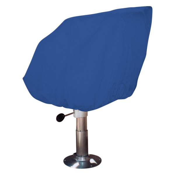 Taylor Made® - 22" L x 24" W x 24" H Navy Blue Rip/Stop Polyester Helm/Bucket/Fixed Back Seat Cover