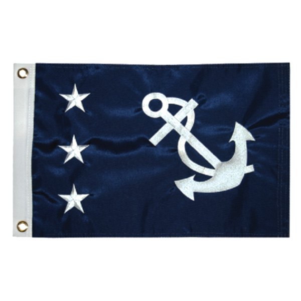 Taylor Made® - 12" x 18" Nylon "Past Commodore" Officers Flag
