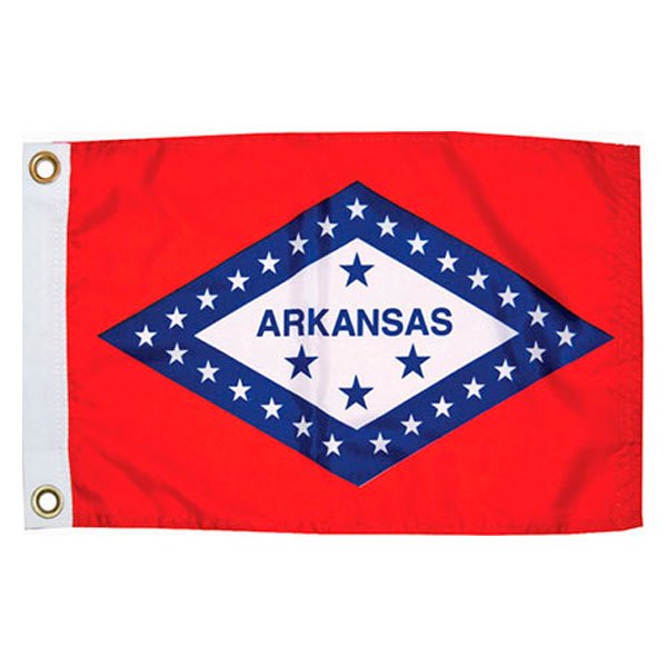 Taylor Made® - 12" x 18" "Arkansas" US State & Territory Flags