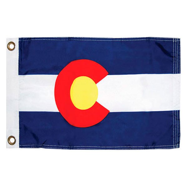 Taylor Made® - 12" x 18" "Colorado" US State & Territory Flags
