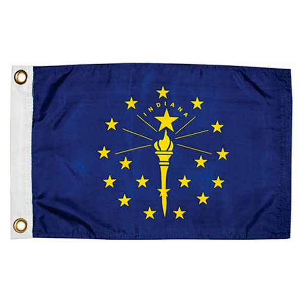 Taylor Made® - 12" x 18" "Indiana" US State & Territory Flags