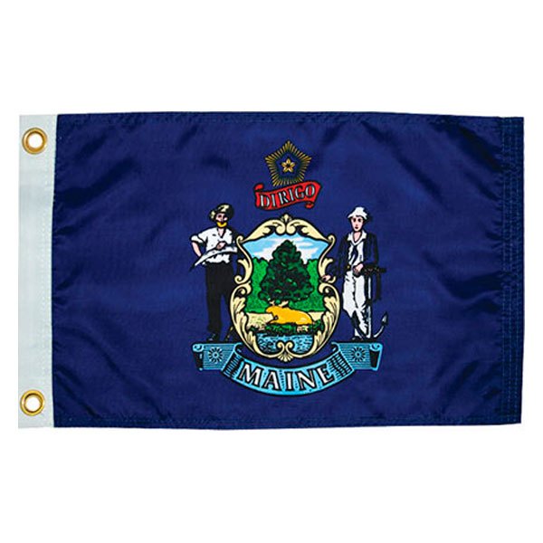 Taylor Made® - 12" x 18" "Maine" US State & Territory Flags