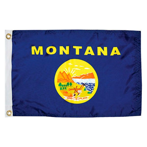 Taylor Made® - 12" x 18" "Montana" US State & Territory Flags