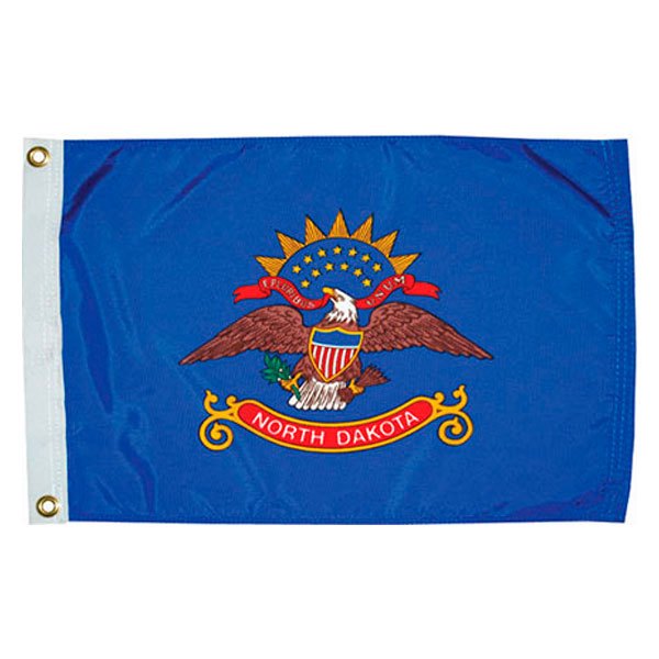 Taylor Made® - 12" x 18" "North Dakota" US State & Territory Flags