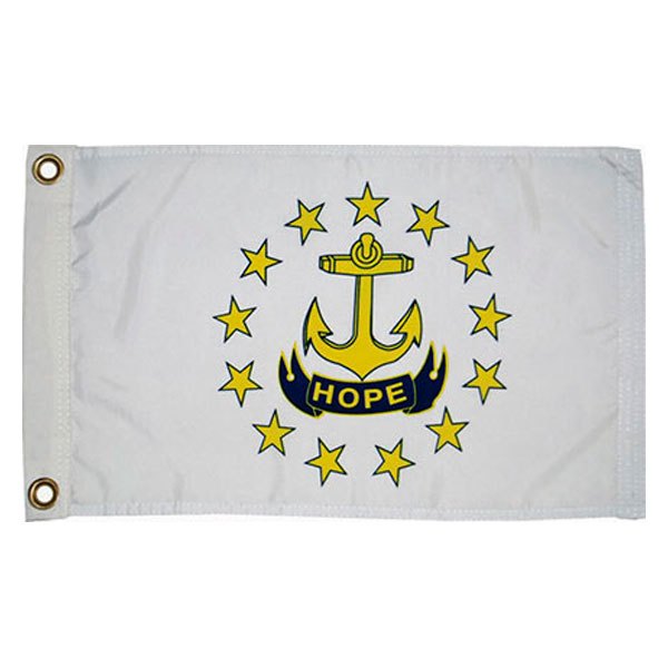 Taylor Made® - 12" x 18" "Rhode Island" US State & Territory Flags